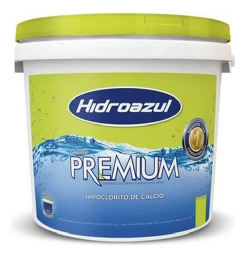 Kit Cloro Premium 70% Hidroazul - Tampa Verde