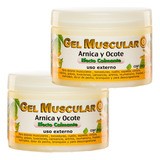 2 Pzas Gel Muscular Efecto Calmante Árnica Y Ocote 350gr