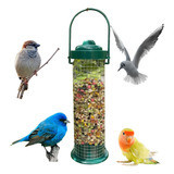 Comedero Para Pajaros Dispensador Comida Colgante Jardin 