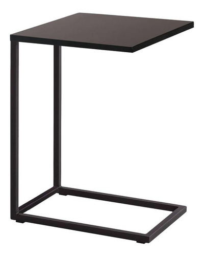 Mesa Auxiliar Cubierta Melamina Base Metalica 65x30x40cms