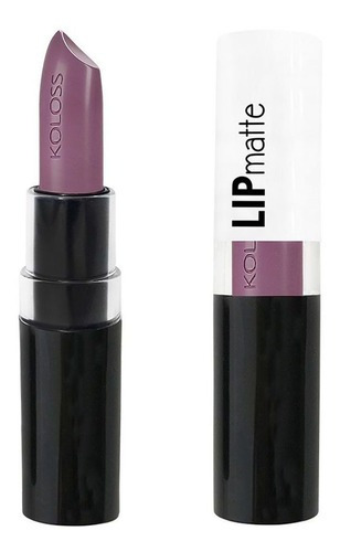 Batom Lip Matte Koloss Make Up 42- Panacota Mate Cor Lilás