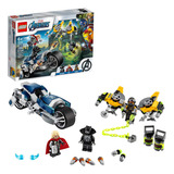 Lego Marvel Avengers Speeder Bike Attack 76142