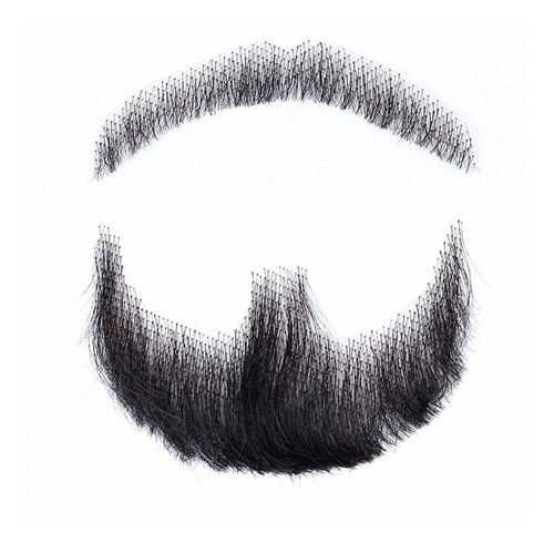 Barba Y Bigote Falsos De Cabello Humano Barbas De Maquillaje