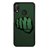 Funda Protector Para Huawei Hulk Marvel Verde Heroe 