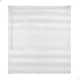 Persiana Horizontal 140x160cm Pvc 25mm Cortina Sala Quarto Cor Branco