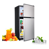 Euasoo Fls-80-silver - Refrigerador Compacto De 3.5 Pies Cub