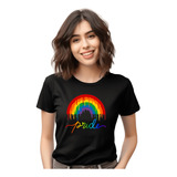 Camiseta Camisa Lgbt+ Love Is Love Maozinha Arco Iris Pride