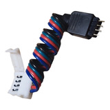 5 Extensiones Tira Rgb C-p Conector  Sin Soldar Led Rgb 10mm