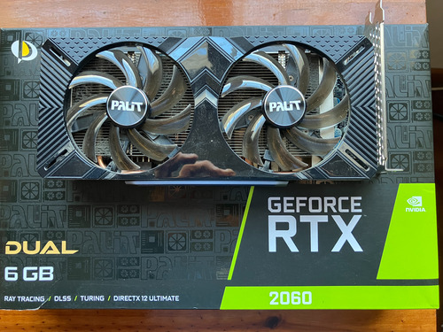 Placa De Video Palit Nvidia Rtx 2060 Dual 6 Gb Ddr6