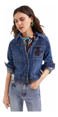 Chaqueta De Jeans Desigual L Nueva My Mickey