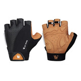 Guantes For Bicicleta Mtb, Medio Dedo A