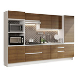 Cozinha Completa 100% Mdf Madesa Acordes Branco Rustic