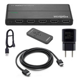 Kit Multiplicador Hdmi 4x1 Vex 3004 Switch Alta Definição 4k