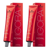 Kit X2 Tintura Profesional Igora Royal Schwarzkopf X 60g 