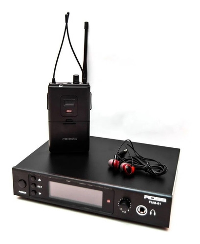 Sistema Monitoreo Inalámbrico Ross Fum-001 Ufh Con Auricular