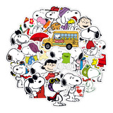 50 Pegatinas De Dibujos Animados De Snoopy, Cuaderno,taza De