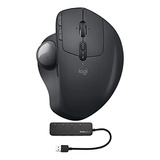 Paquete De Trackball Inalámbrico Avanzado Logitech Max Ergo