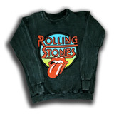 Buzo Rolling Stone Lengua Retro Nevado Clasico. Lupe Store