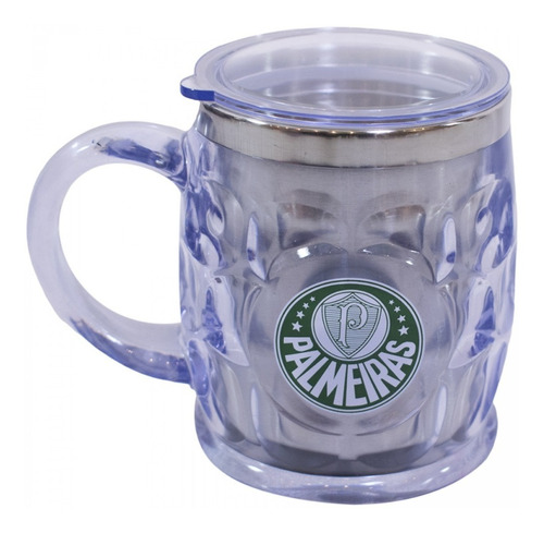 Caneca Térmica Com Tampa 500ml Palmeiras