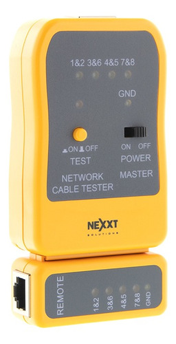 Tester Rj45 Cable De Red Lan Rj11 Rj12 Nexxt Solutions 