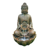 Fuente De Agua Gigante Buda 90cm Cascada Zen Feng Shui Zn Ct