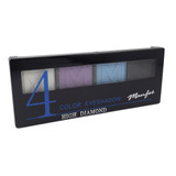 Paleta De Sombra De Ojos Mousse Eye Shadow Manfei 4 Colores