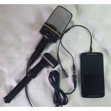 Microfone Celular Condensador Voz Violão Sf920 + Adapta P3