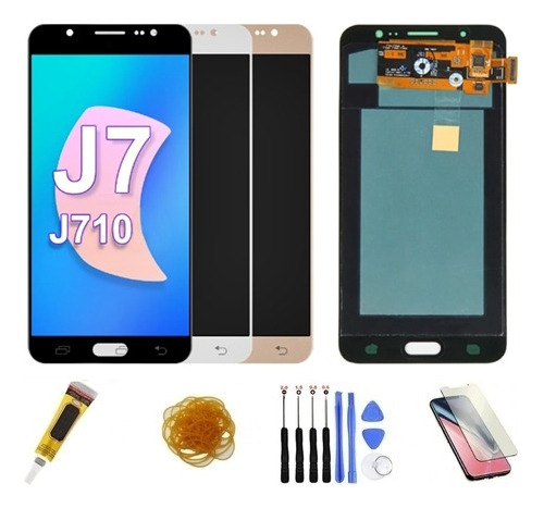 Frontal Tela Touch Lcd Para J710 J7 Metal 2016 + Kit 