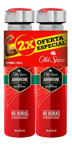 Desodorante Old Spice Spray X2