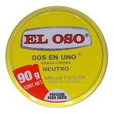 Grasa Crema Para Zapatos De Piel Dos En Uno El Oso - 90g Color Neutro