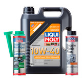 Kit 10w40 Leichtlauf Injection Reiniger Liqui Moly + Regalo