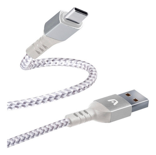 Cable Tipo C Mallado Usb Xiaomi Huawei Motorola 1.8 Metros