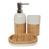 Juego Baño White Brown