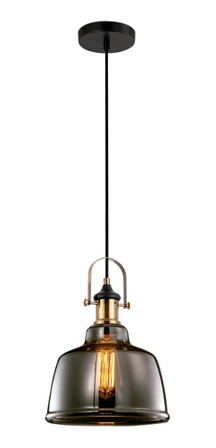 Luminario Colgante Estilo Nordico Industrial D Cristal Calux