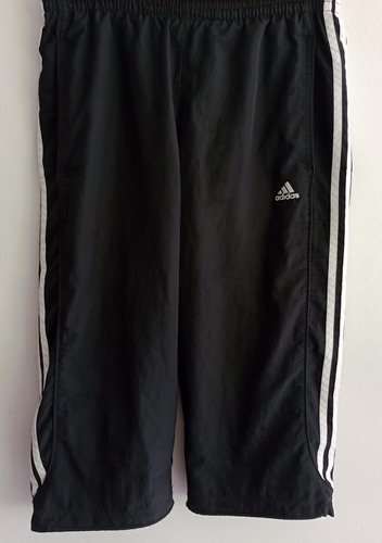 Pantalón adidas Negro Talle S Deportivo Sport Capri 3/4