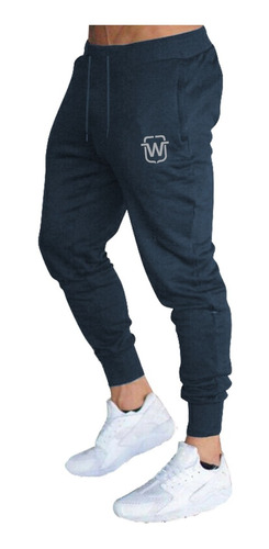 Calça De Moletom Masculina Slim Fit Academia Wooks M10