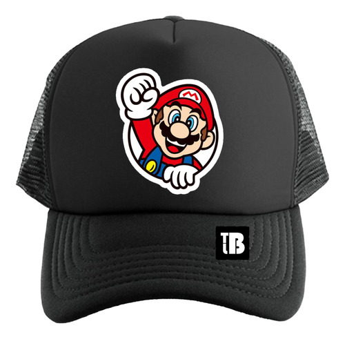 Gorra Trucker Super Mario N°56 Para Niño Y Adulto