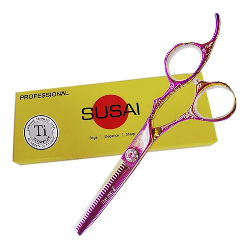 Tijera De Pulir Profesional Susai Ck15p-60t Titanium