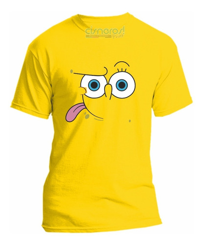 Playera Bob Esponja Sacando Lengua Todas Las Tallas