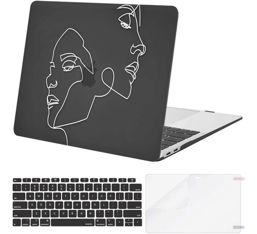 Funda Para Macbook Air 13 (a2337 M1 A2179 A1932), Negra