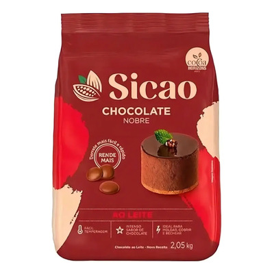 Gotas Sicao De Chocolate Ao Leite Gold 2,05kg | Frete grátis