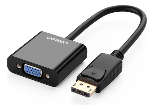 Adaptador Displayport Para Vga Ugreen 1080p - Preto