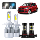 Kit Focos Led H4 Psx24w Para Chevrolet Spark Classic 16-2017