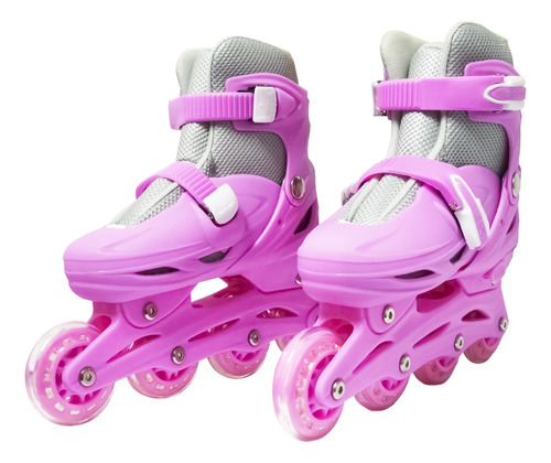 Patins Roller In Line 4 Rodas Em Linha Infantil Feminino