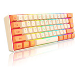 Snpurdiri 60% Wired Gaming Keyboard, Rgb Backlit Ultra-co Ab