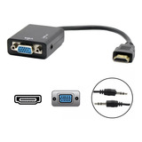 Cabo Adaptador Conversor Hdmi Para Vga Com Saída P2 De Áudio