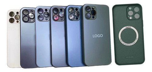 Capa Luxo  Magsafe Nano Glass Para iPhone 12 Tds Modelos 