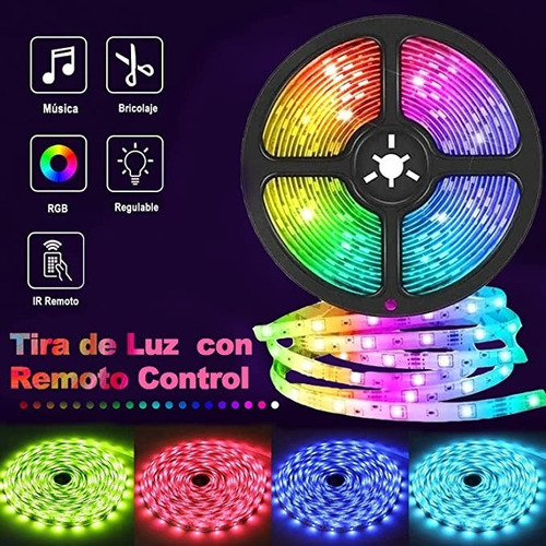 Tira De Luces Led Colores Luz Rgb Wifi Alexa App Control 5m
