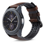 Pulseira De Couro Híbrida Para Galaxy Watch Active 2 44mm