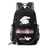 Mochila Kuromi De Gran Capacidad Para Estudiantes De Primari